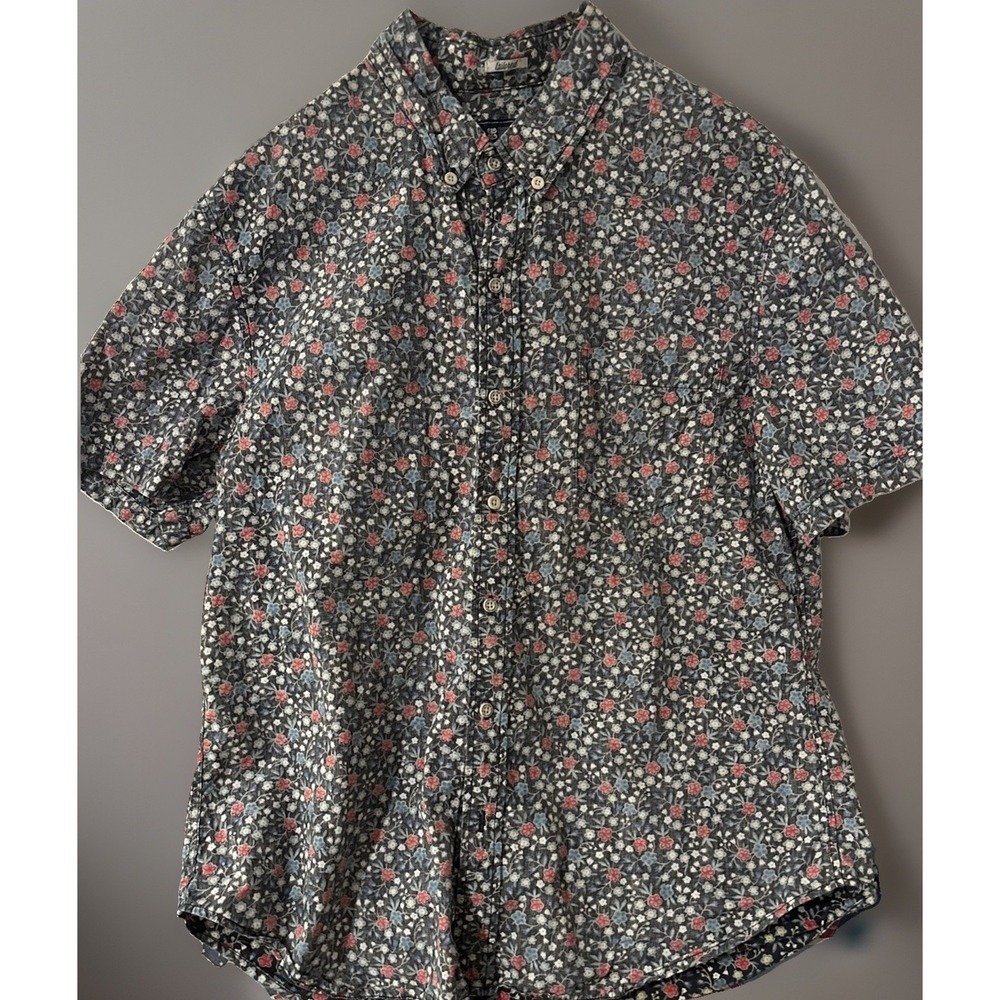 Reyn Spooner 100% Cotton Tailored Fit Floral Button Down Shirt Men's Medium